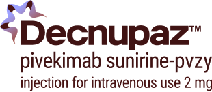 DECNUPAZ™ (pivekimab sunirine-pvzy) injection for intravenous use 2 mg logo